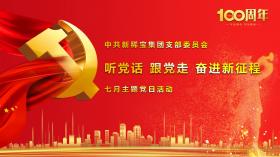 聽黨話 跟黨走 奮進(jìn)新征程 ——記中共新稀寶集團(tuán)有限公司支部委員會(huì)七月主題黨日活動(dòng)